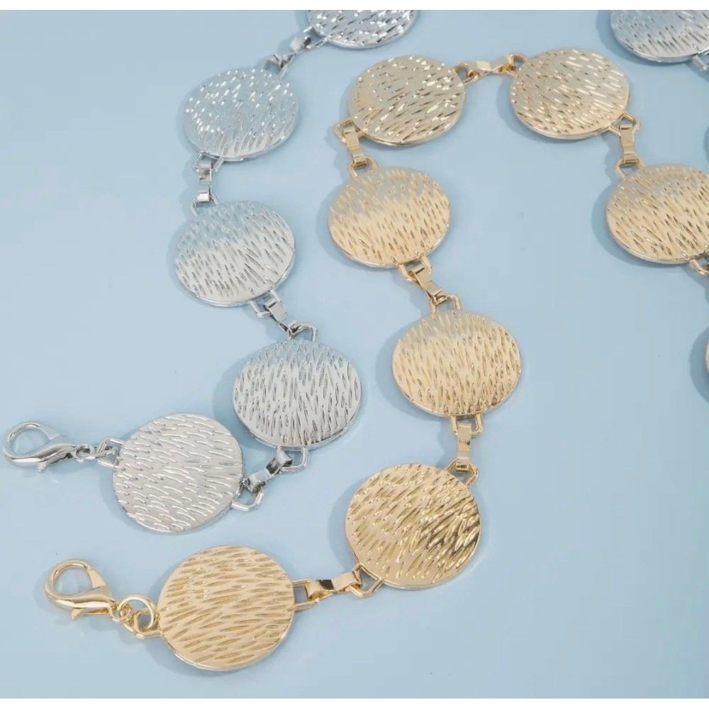 O/S (max46)  GOLD ONLY Chain Belt